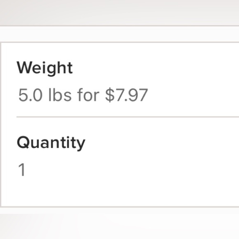 Extra Shipping Label - up to 5lbs